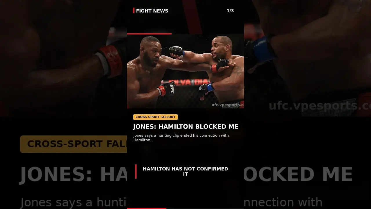 Hamilton Blocks Jon Jones; Buckley vs Malott | Fight News