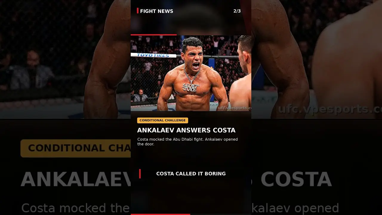 Parnasse Headlines UFC Debut; Ankalaev Answers Costa | Fight News