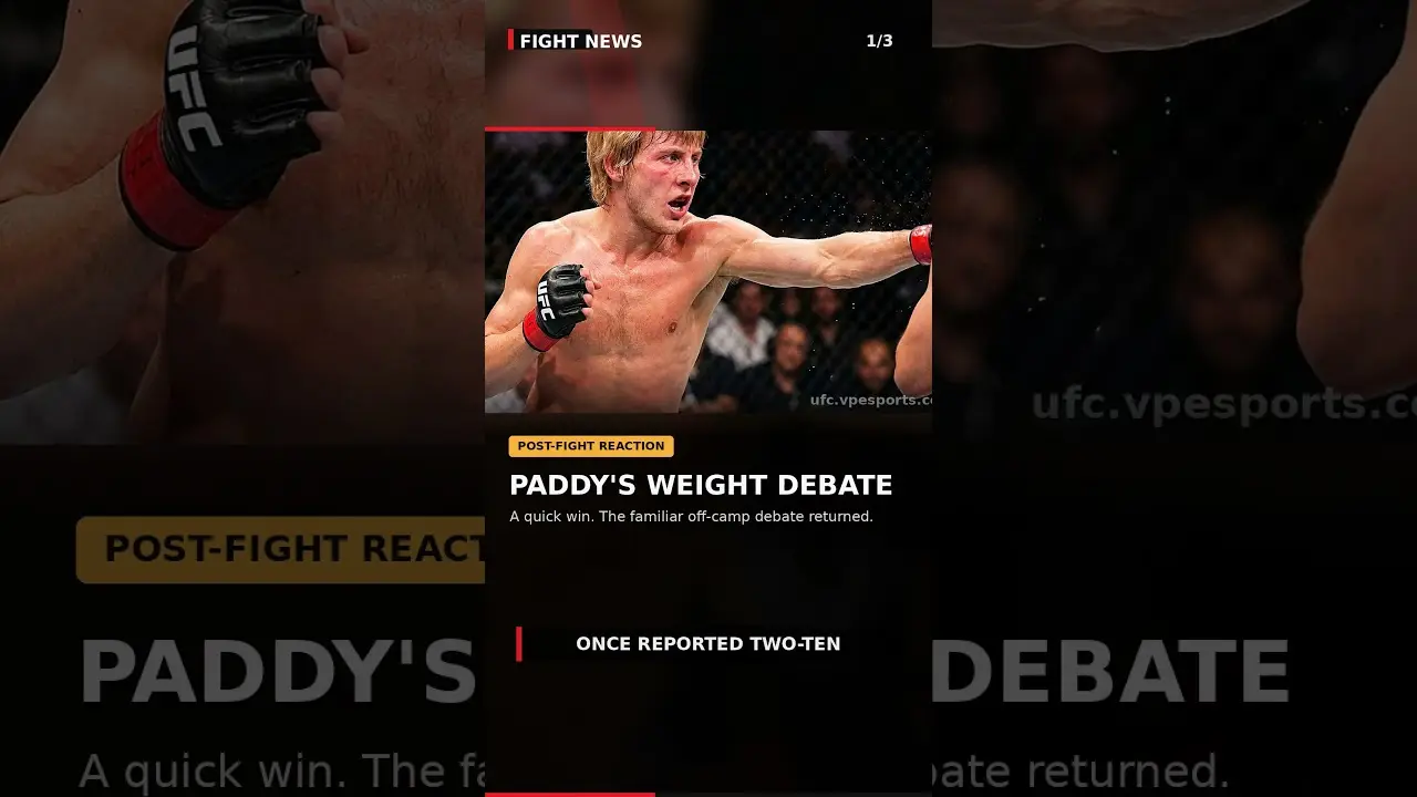 Pimblett Weight Debate; UFC Serbia Debut | Fight News