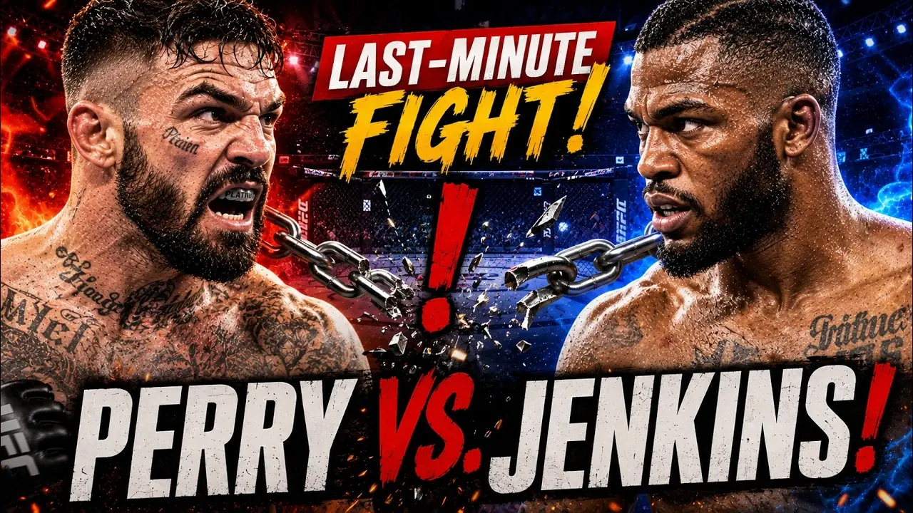 Shocking UFC Fight Night: Perry vs. Jenkins After Danis Pulls Out!