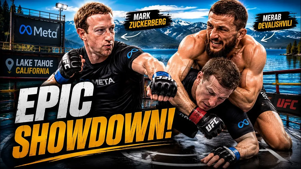 Zuckerberg vs. Devolishvili: Epic MMA Showdown on Lake Tahoe Barge!