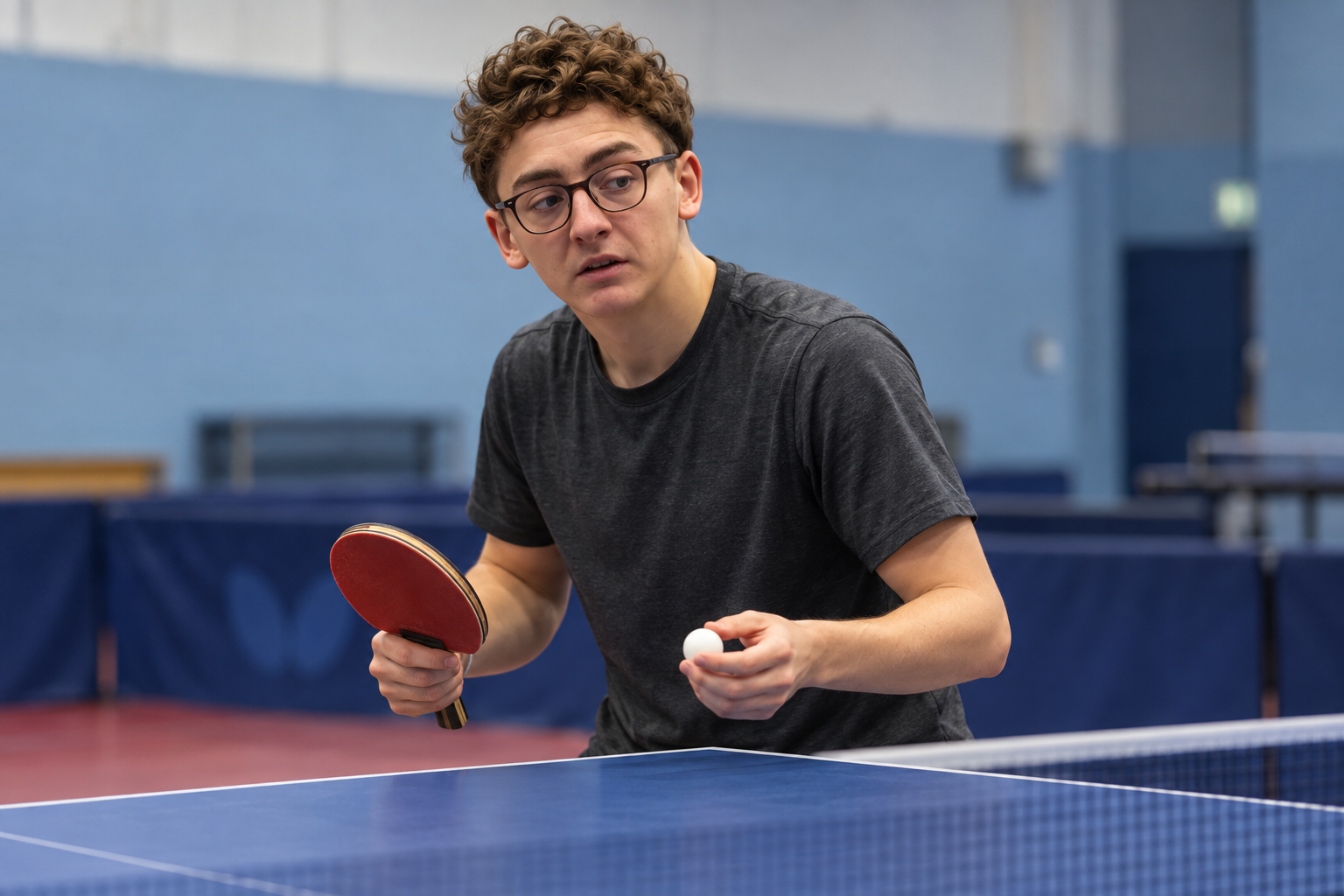 AI-generated editorial illustration of Isaac Kingham beside the table between training drills