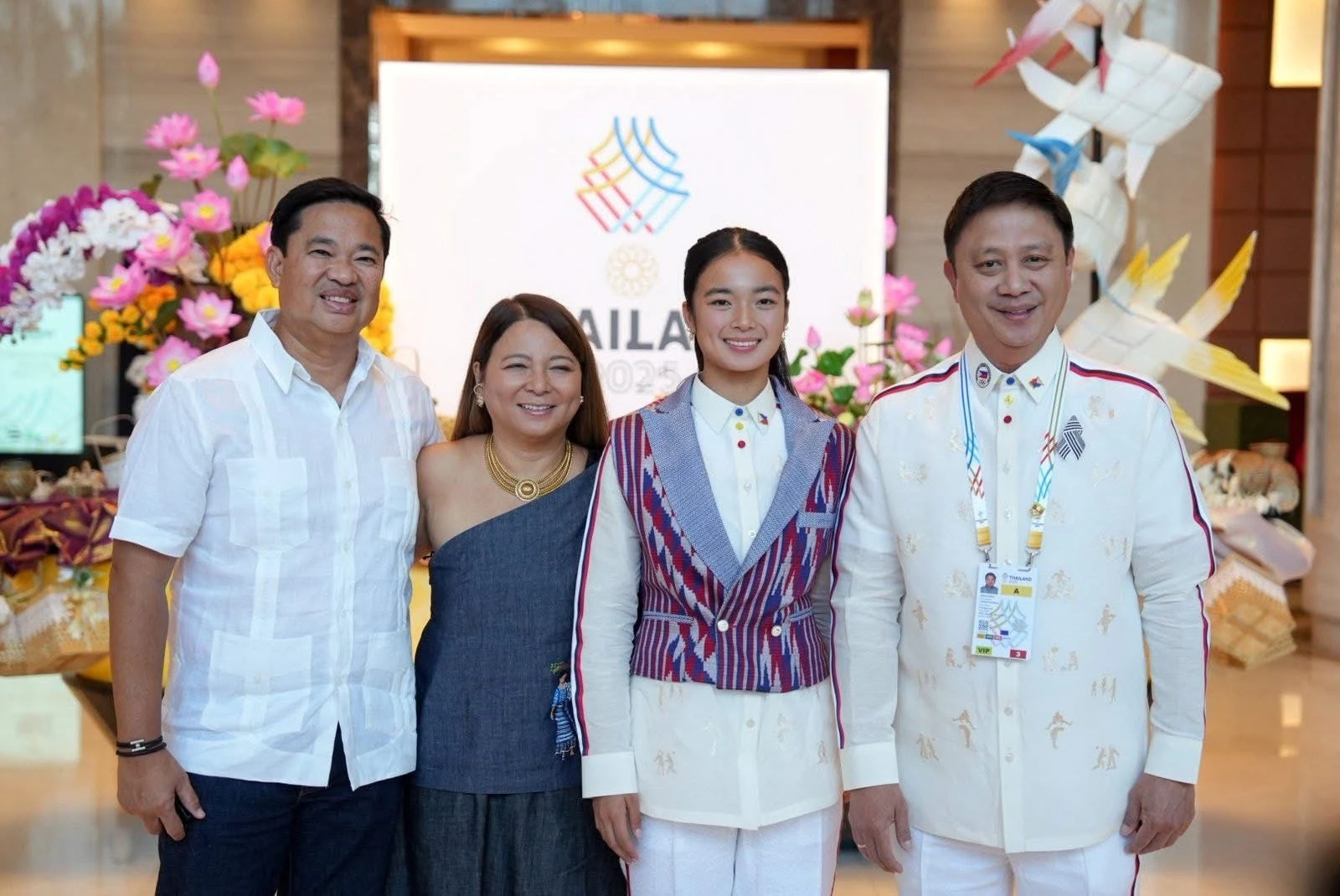 Alexandra Eala at a homecoming event