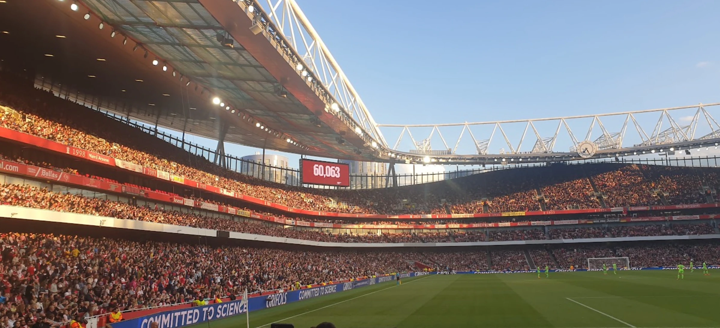 Arsenal Women match at Emirates Stadium