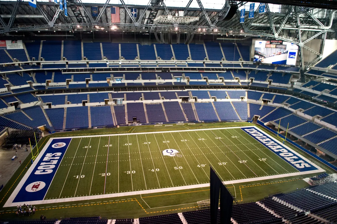 Lucas Oil Stadium in Indianapolis