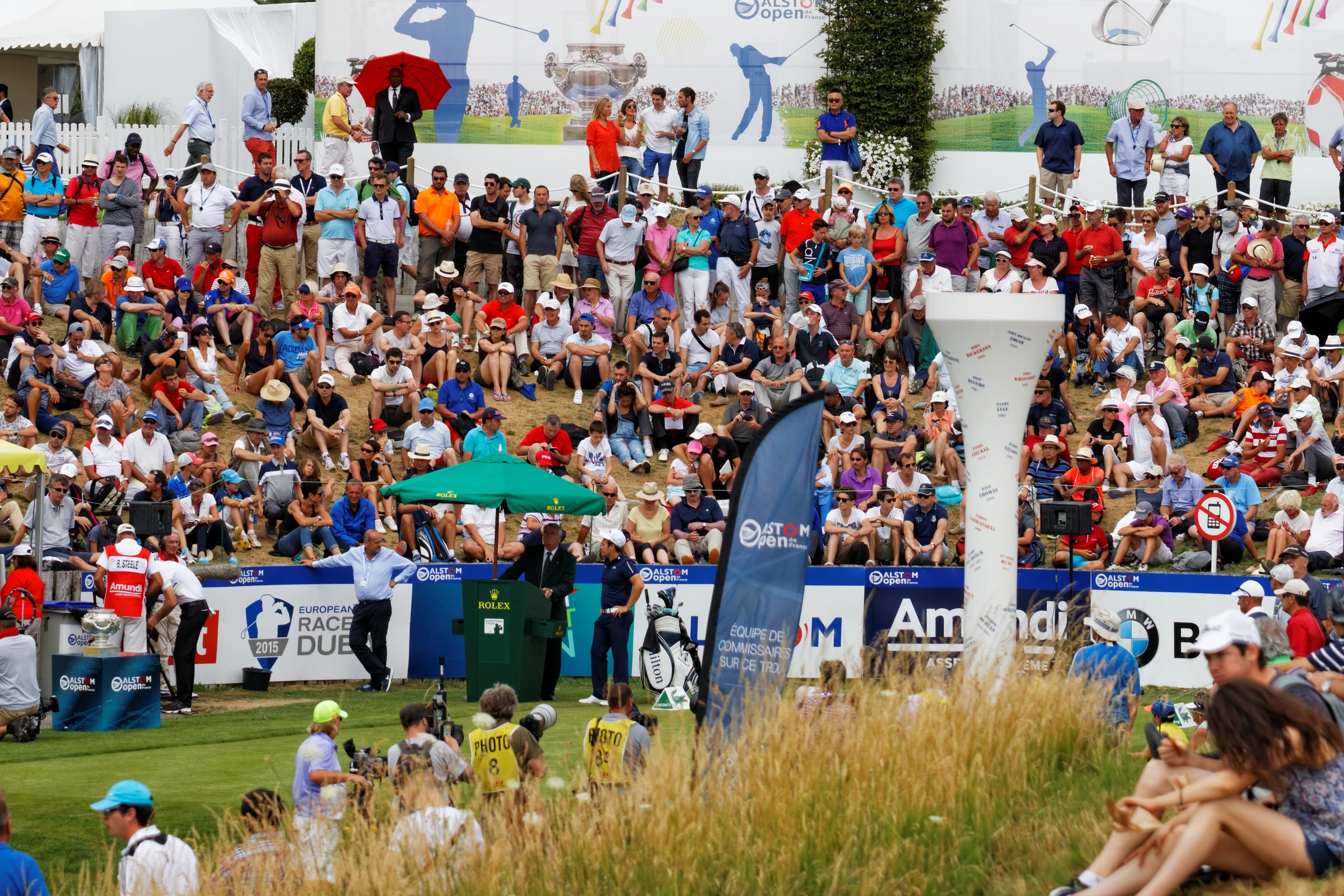 French Open golf crowd at Le Golf National