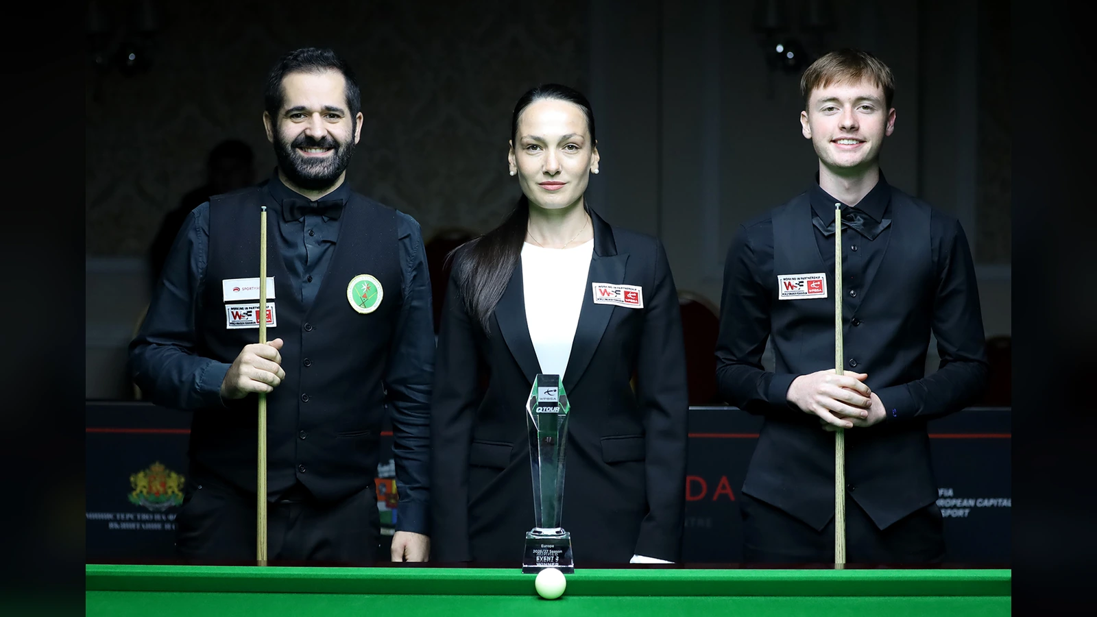 Aaron Busuttil and Edward Jones at the Q Tour final