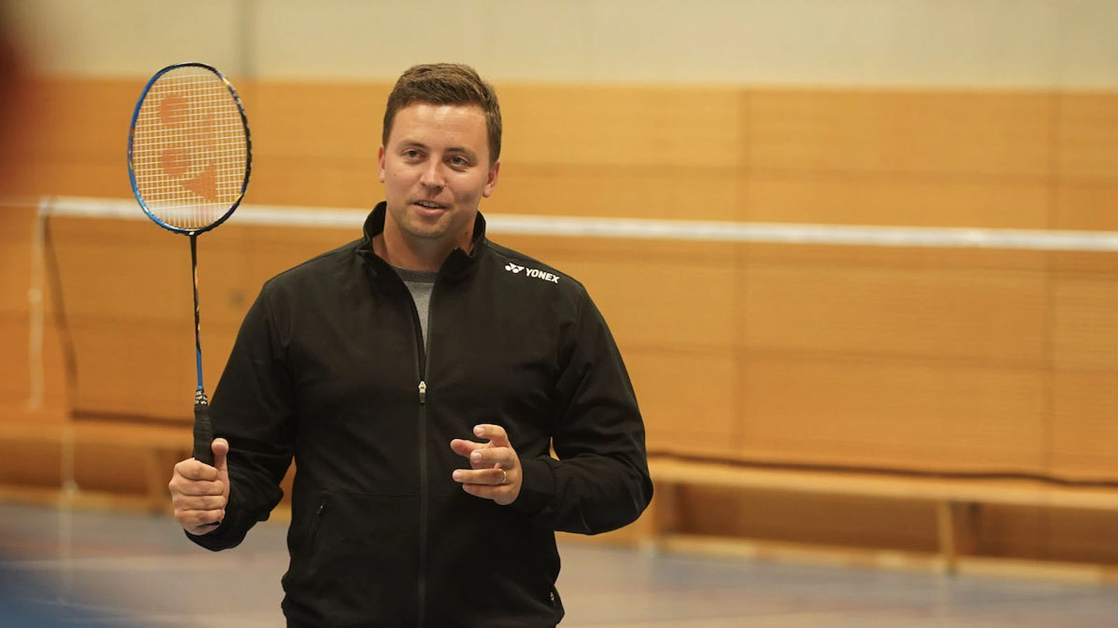 Hannes Kasbauer on court