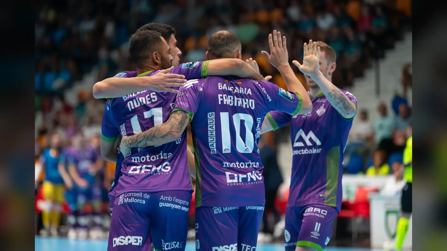 Palma Futsal players against Xota