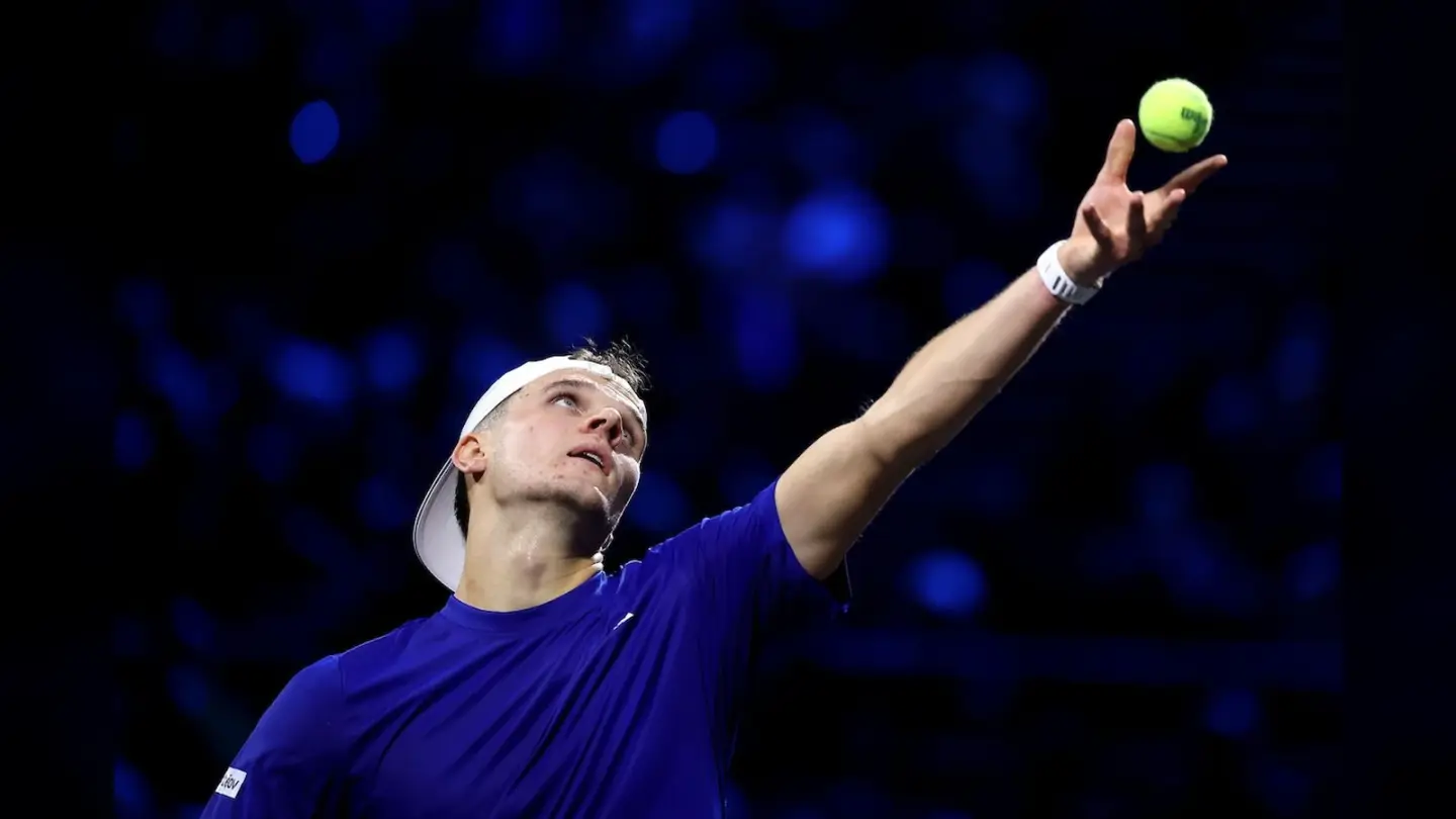 Jakub Mensik at the 2026 Laver Cup in London