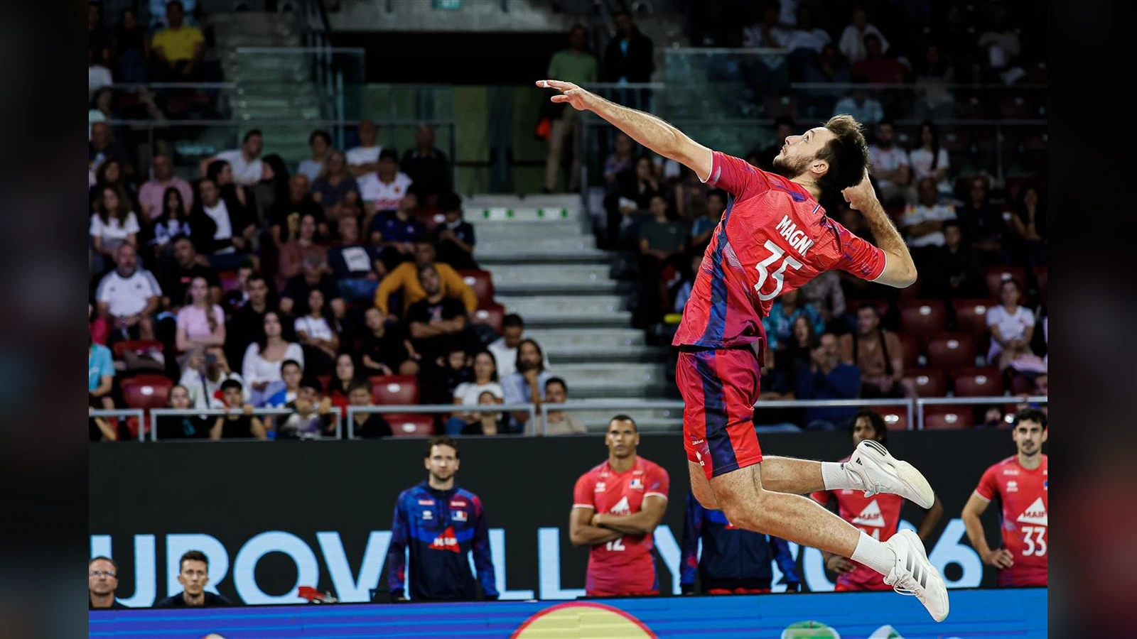 France men's volleyball team in action