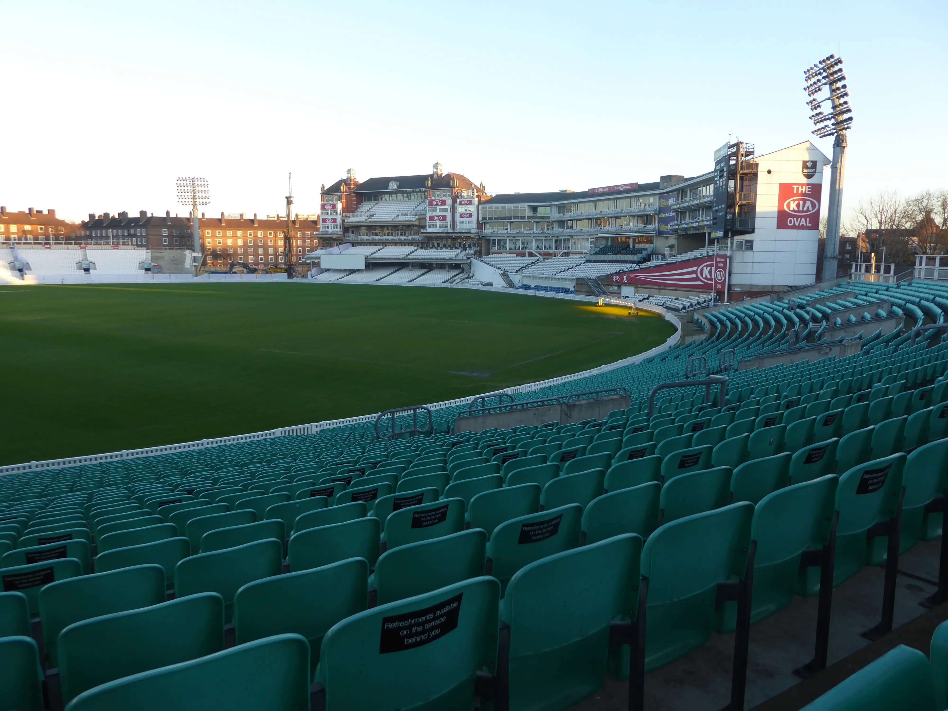 The Oval cricket ground in London
