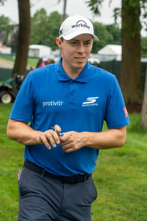 Matt Fitzpatrick at the 2025 Travelers Championship