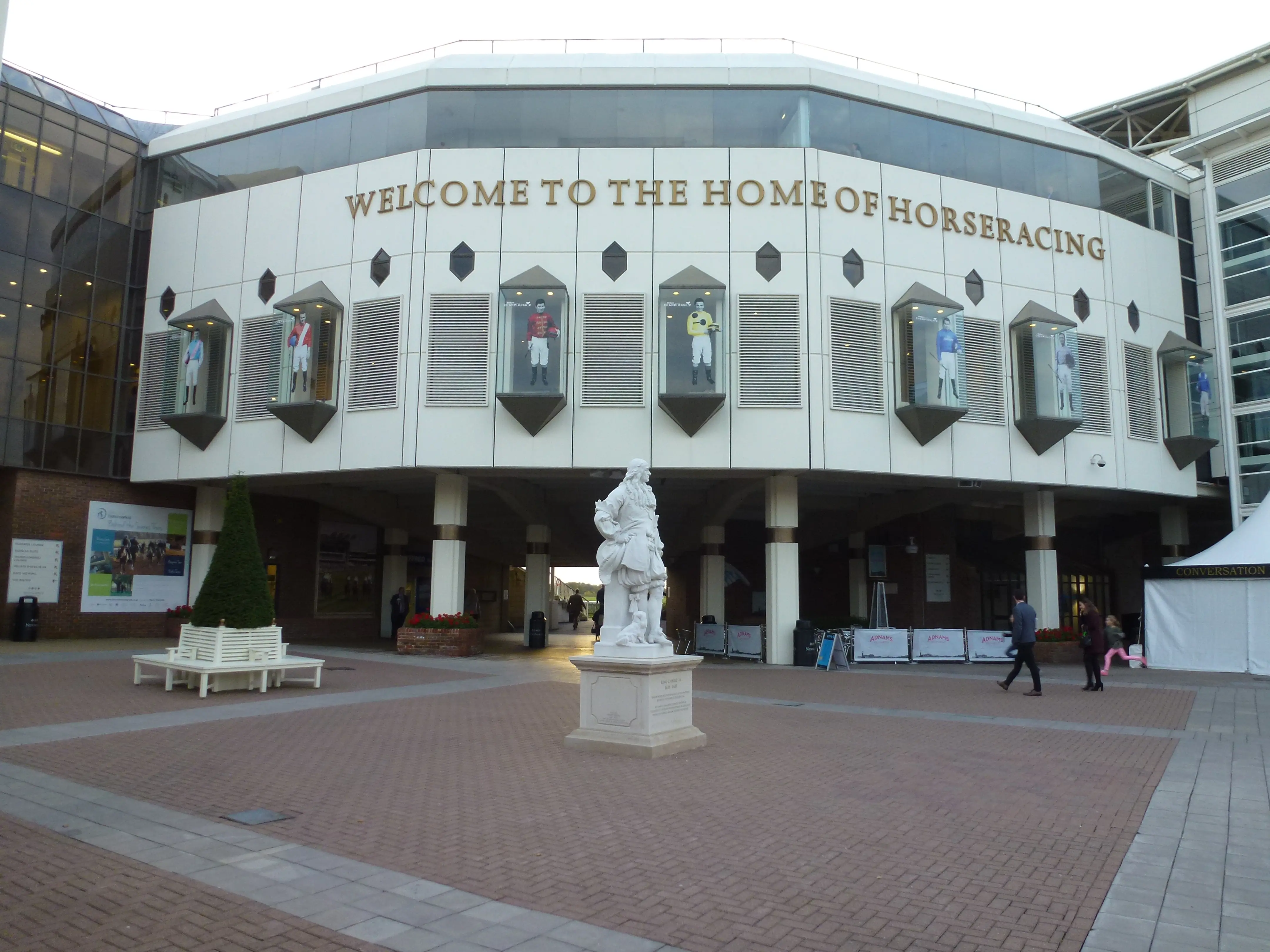 Entrance to Newmarket racecourse