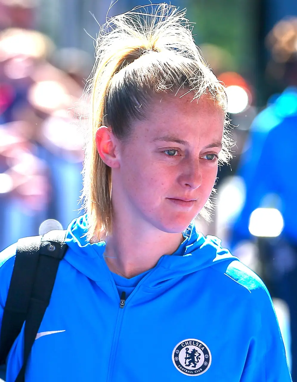 Keira Walsh wearing Chelsea training kit in May 2025