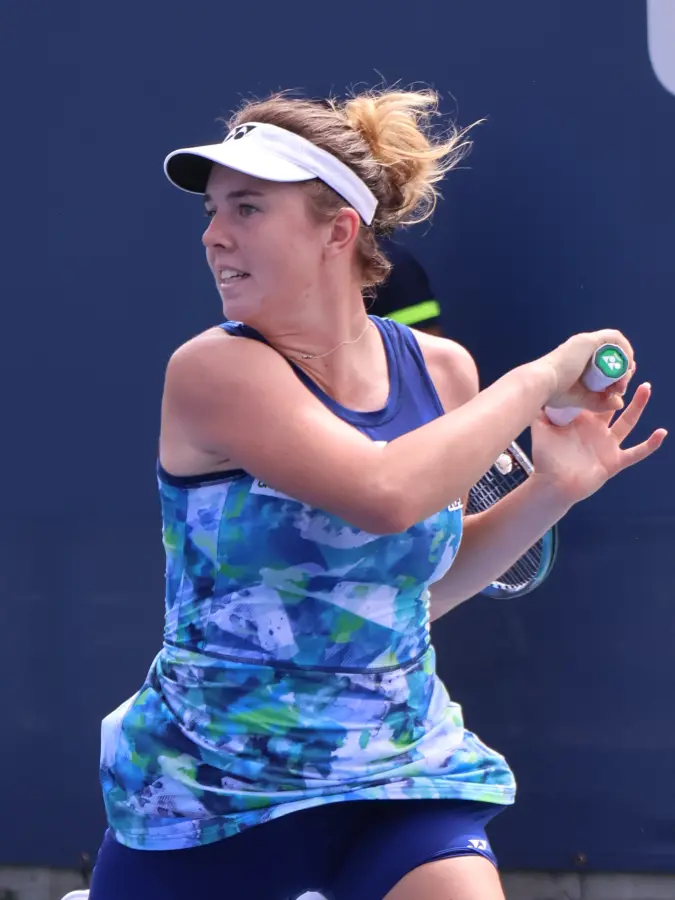 Linda Noskova at the 2023 US Open