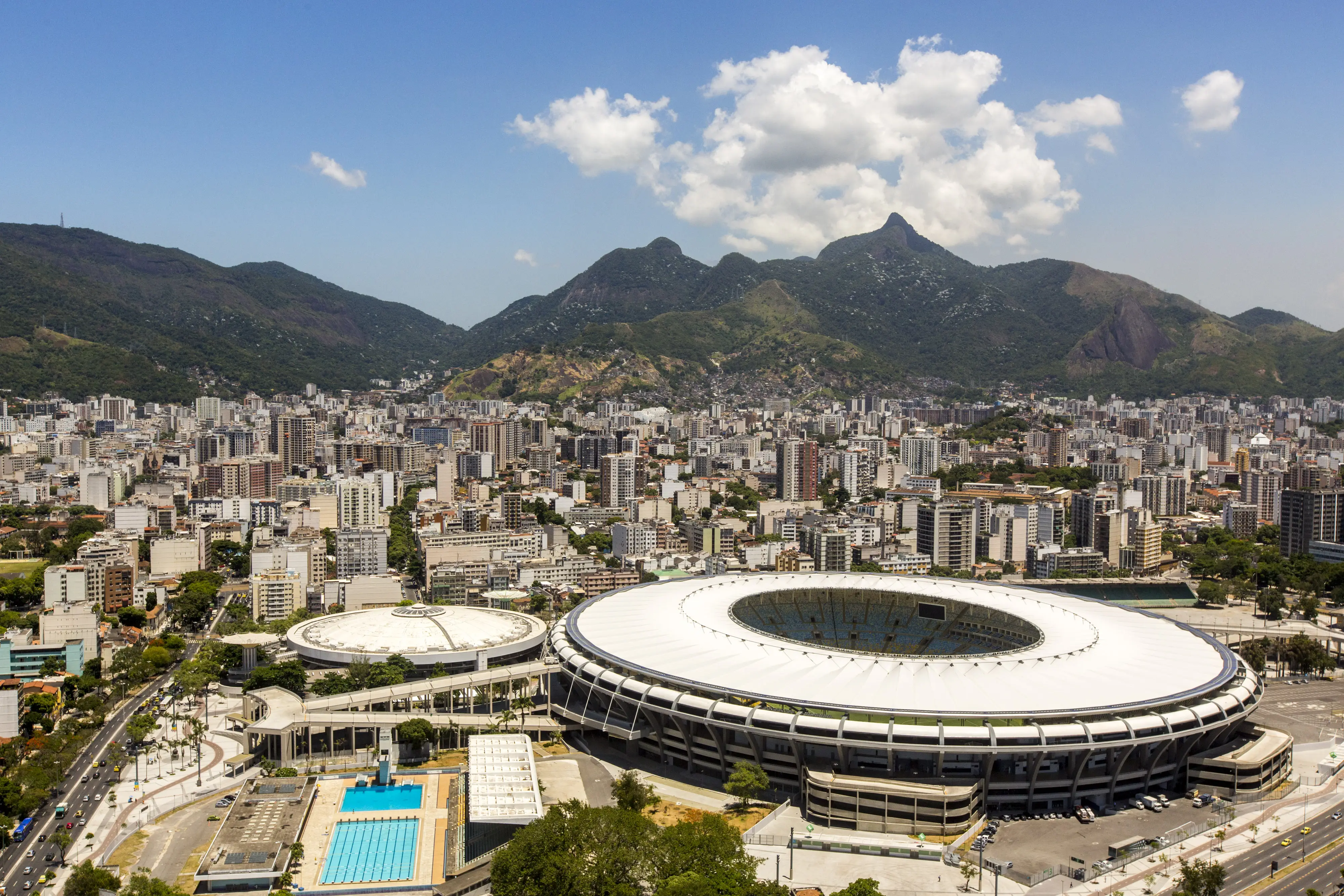 Maracanã stadium in Rio de Janeiro, venue of the Ravens–Cowboys game