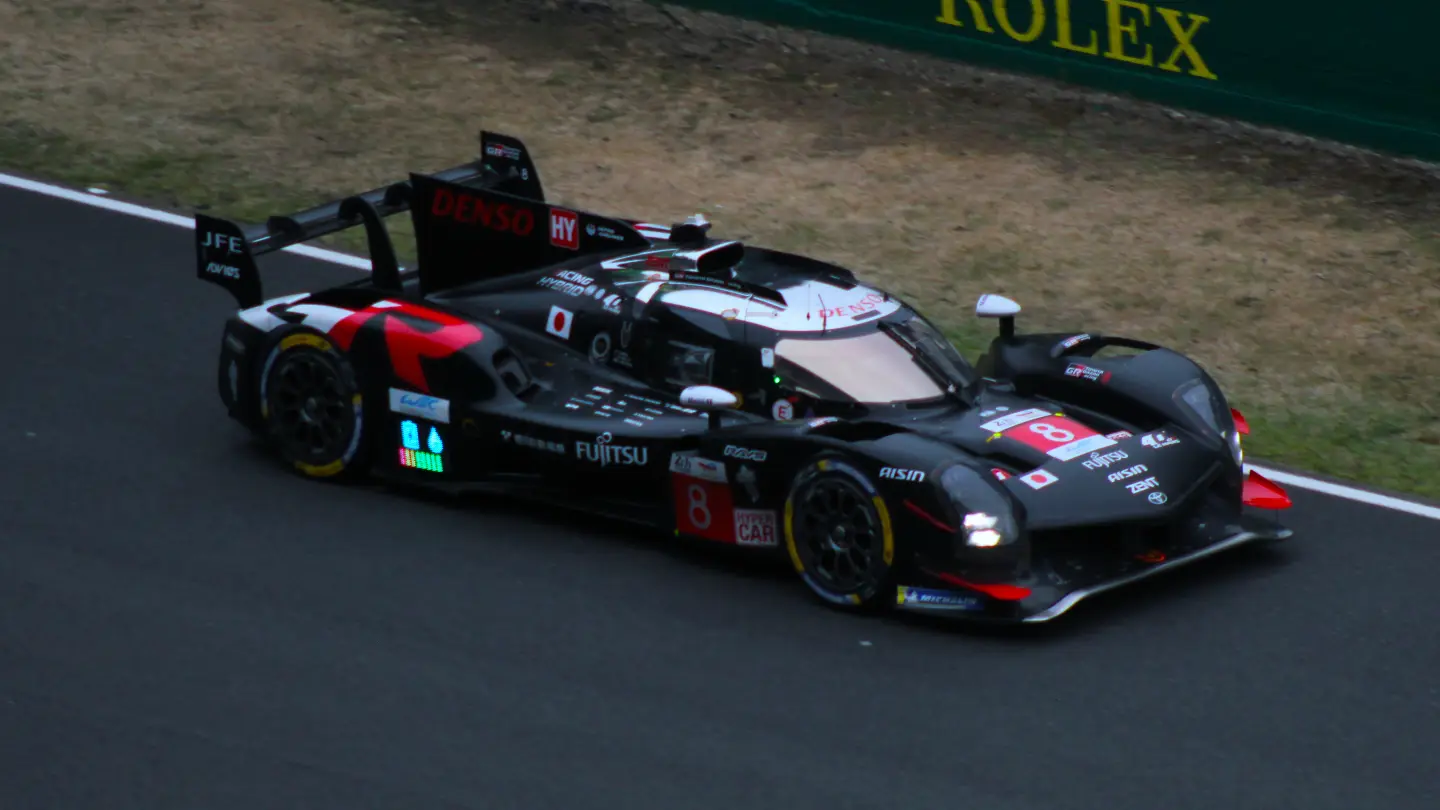 Toyota GR010 Hybrid number 8 at the 2025 Le Mans race