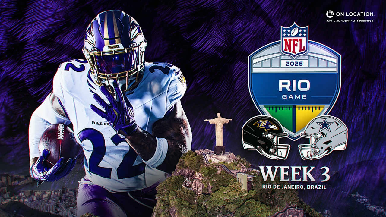 Baltimore Ravens promote their Rio game against the Dallas Cowboys