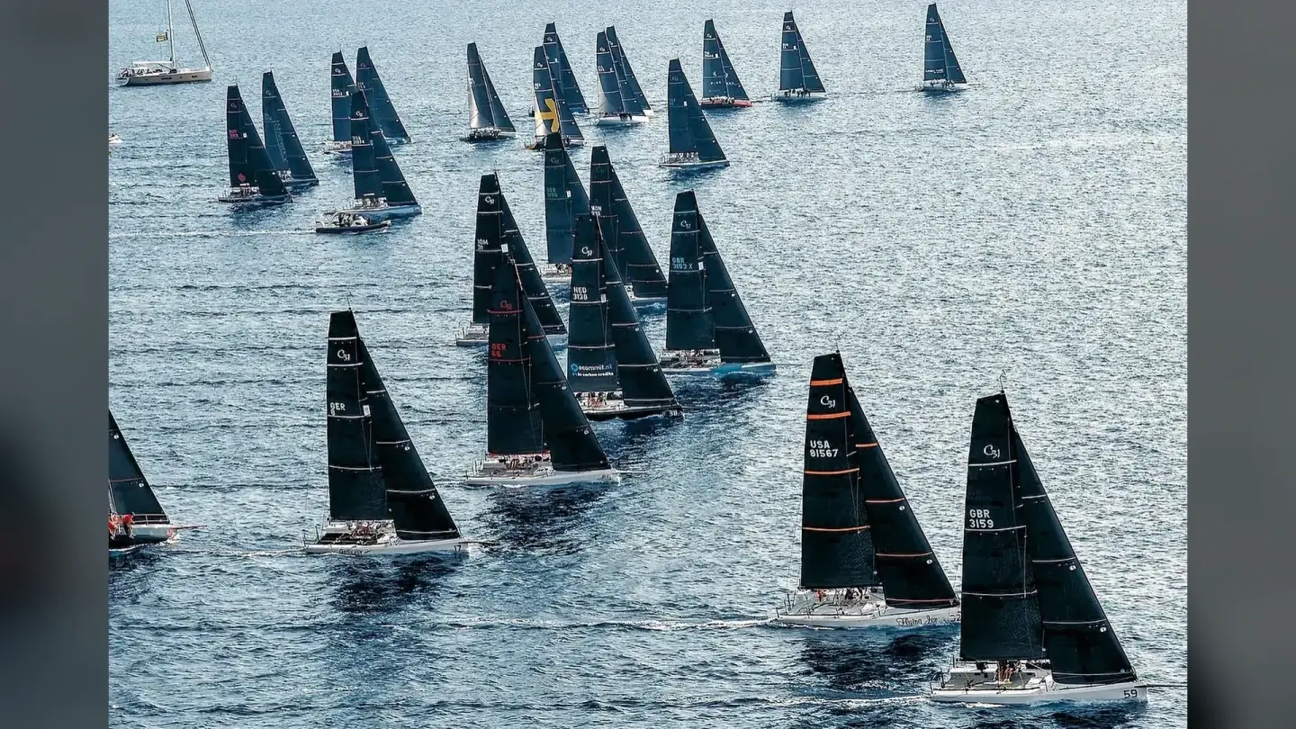 Cape 31 fleet racing off Hyères