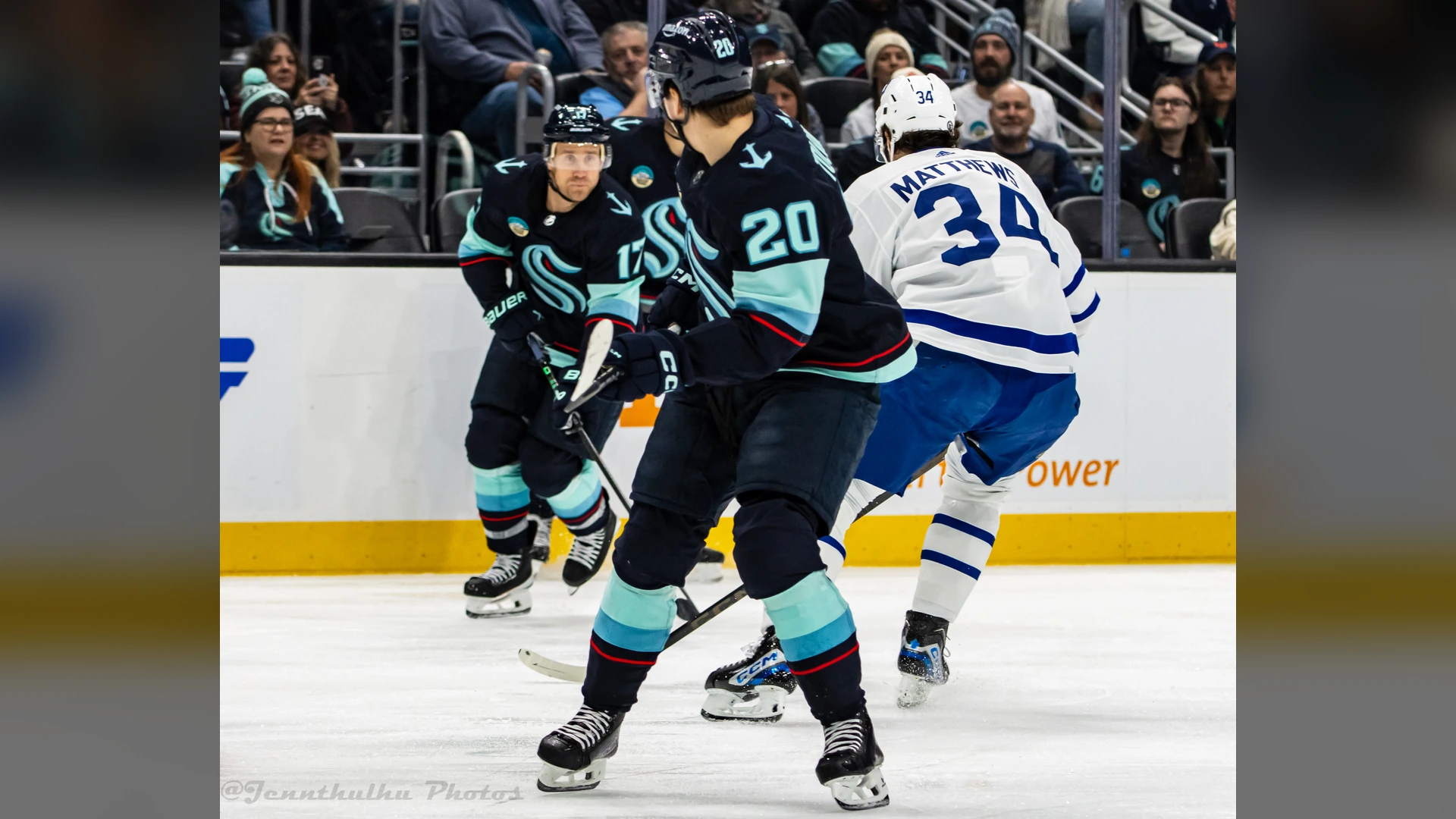 Toronto Maple Leafs in NHL action