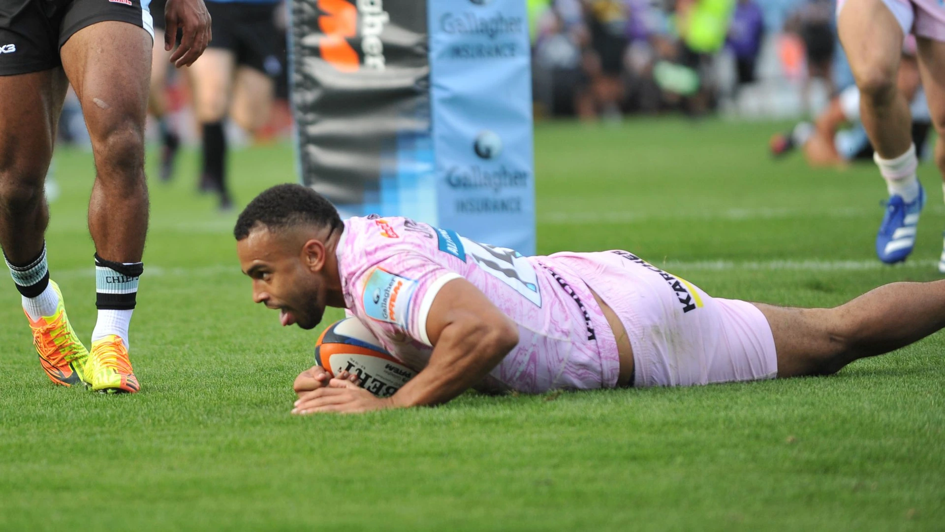 Gloucester score against Exeter