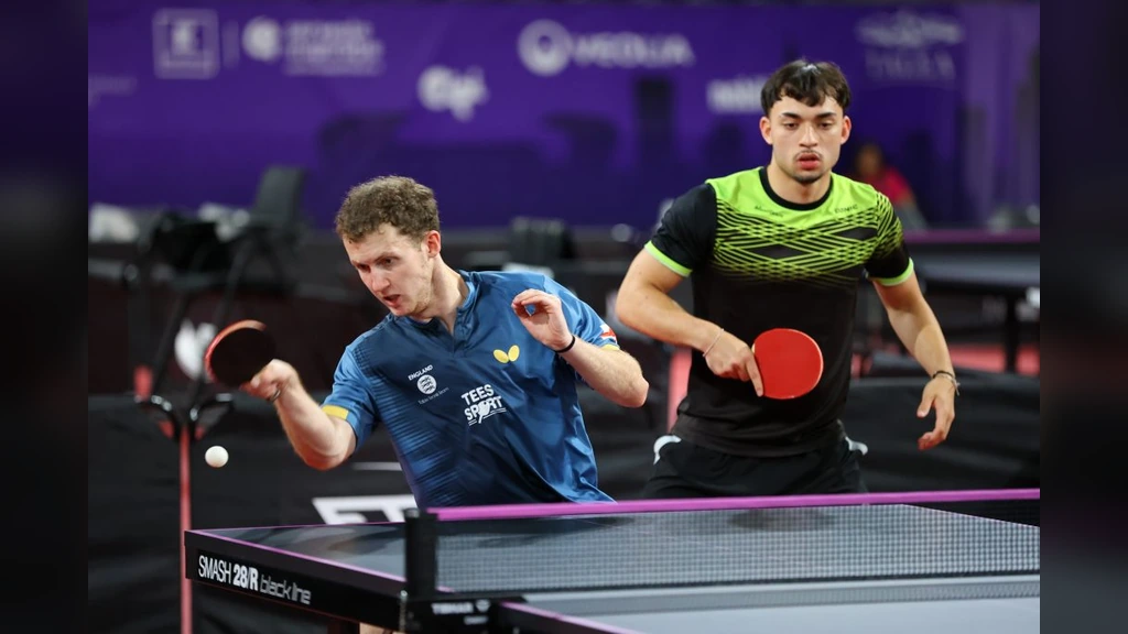 Connor Green in table tennis competition