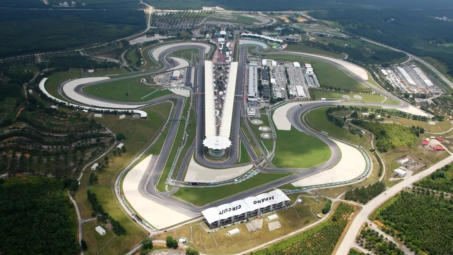 Aerial view of Sepang International Circuit