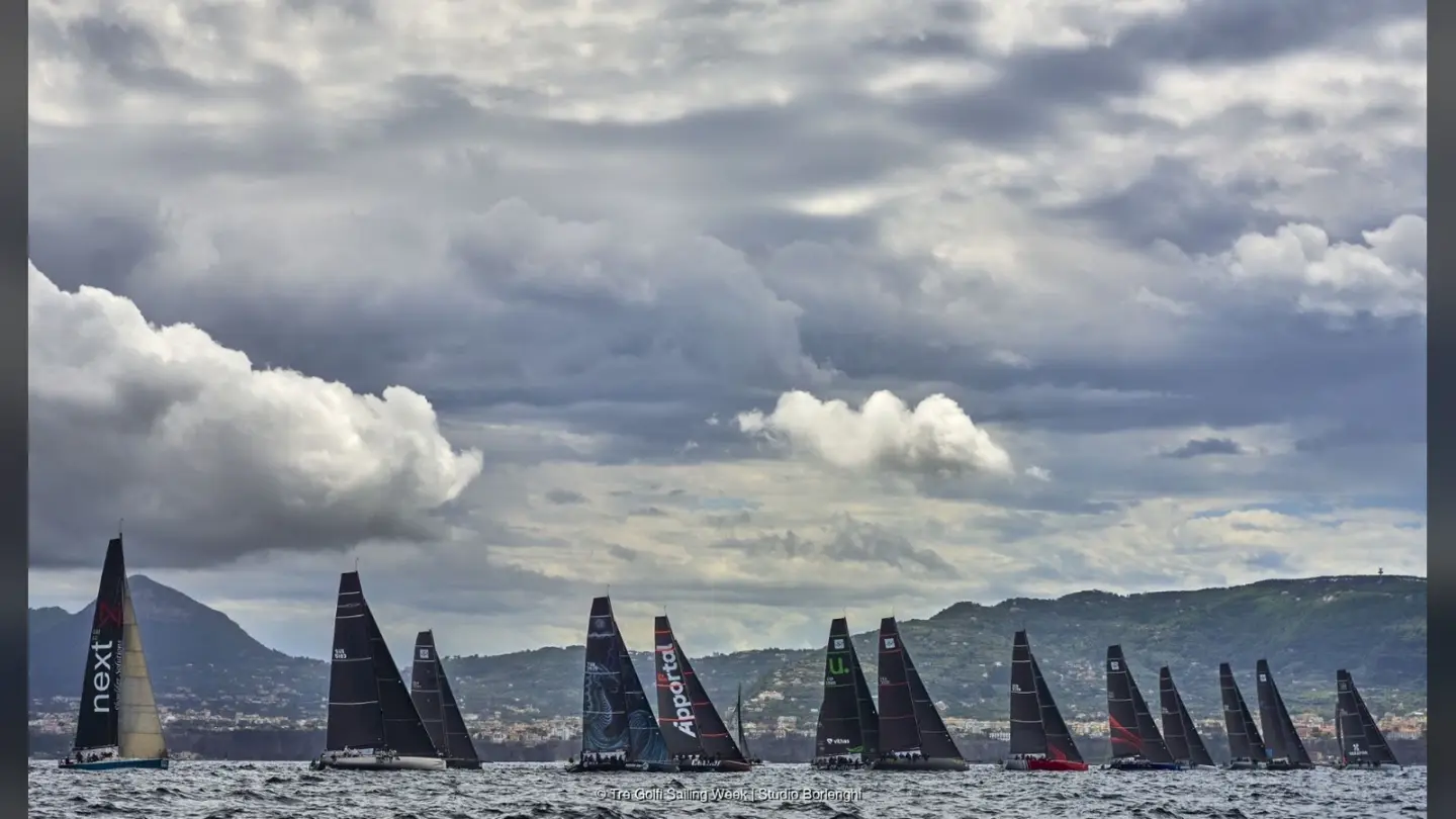 ORC Class 0 yachts racing at the Copa del Rey MAPFRE