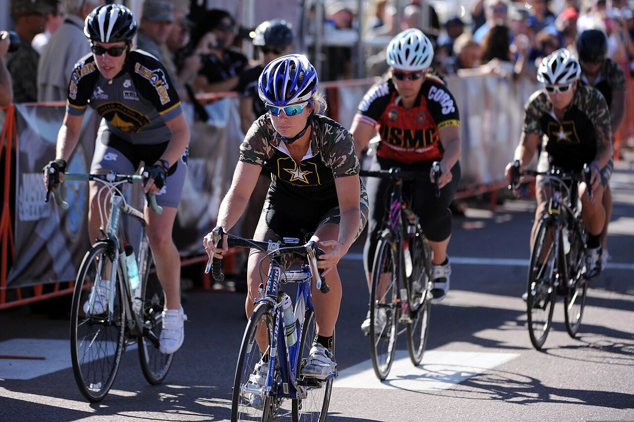 Cycling competition action