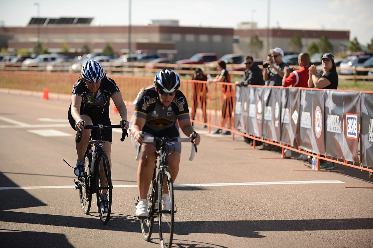 Cycling competition action
