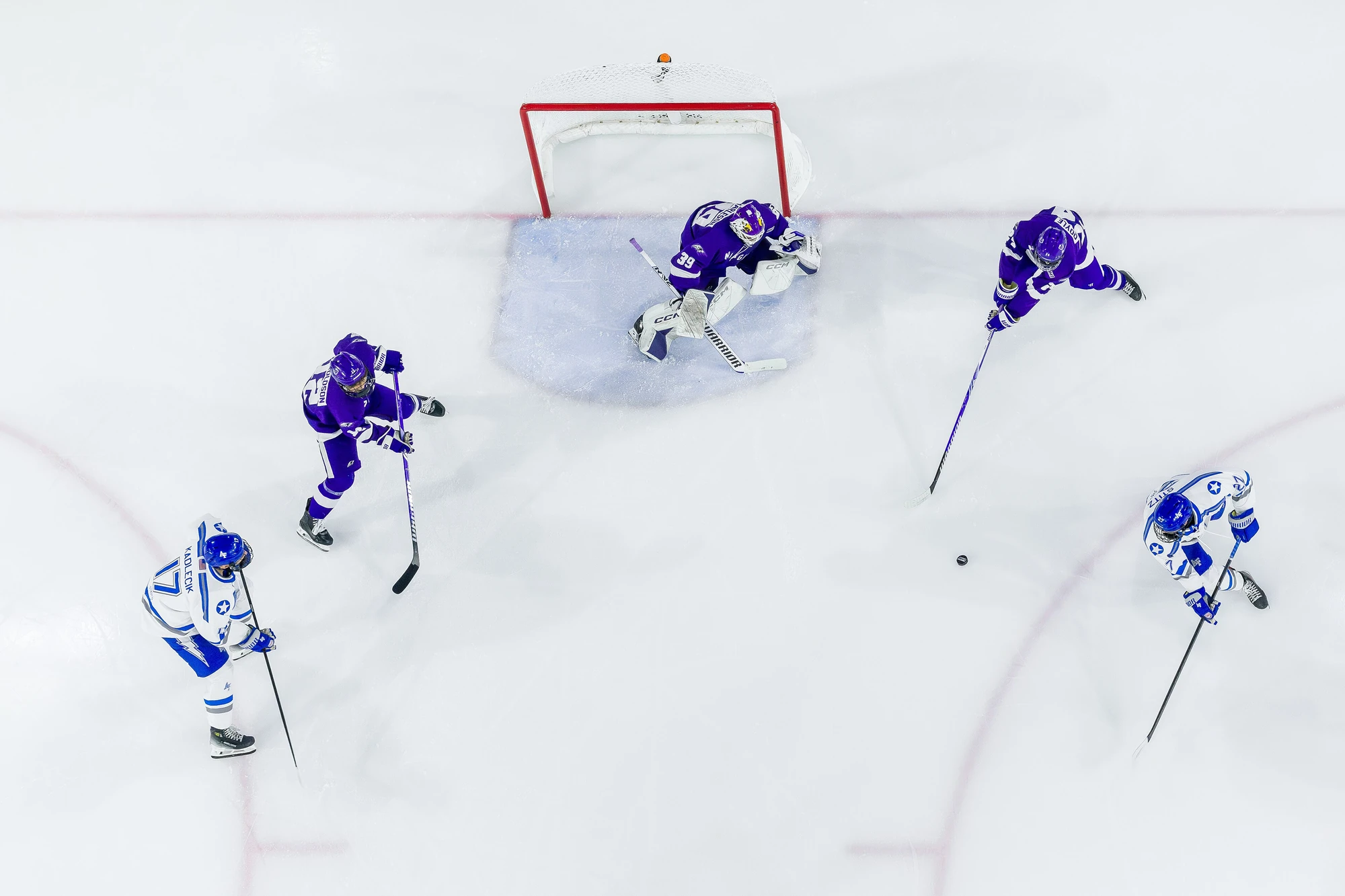 Hockey competition action