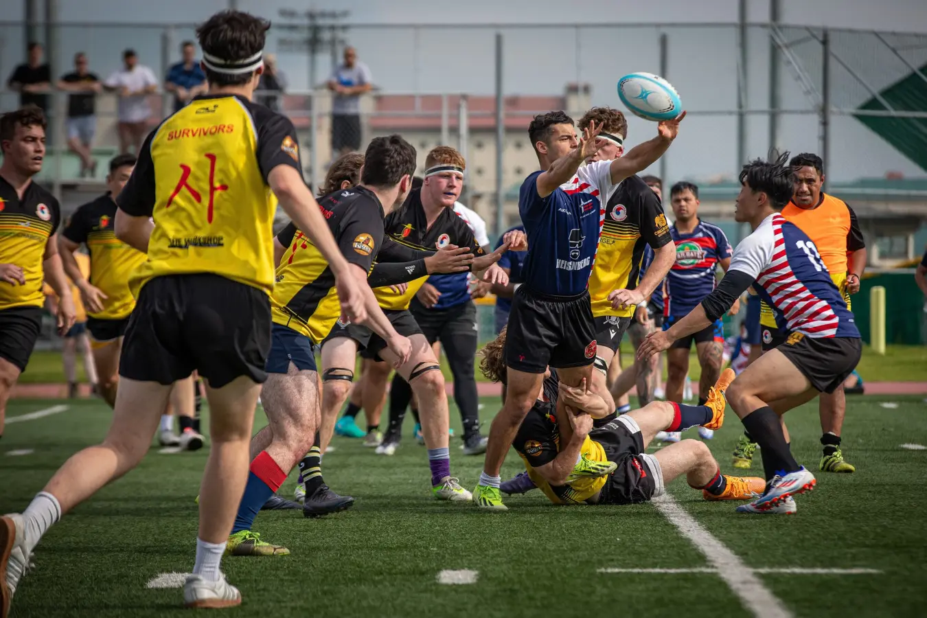 Rugby competition action
