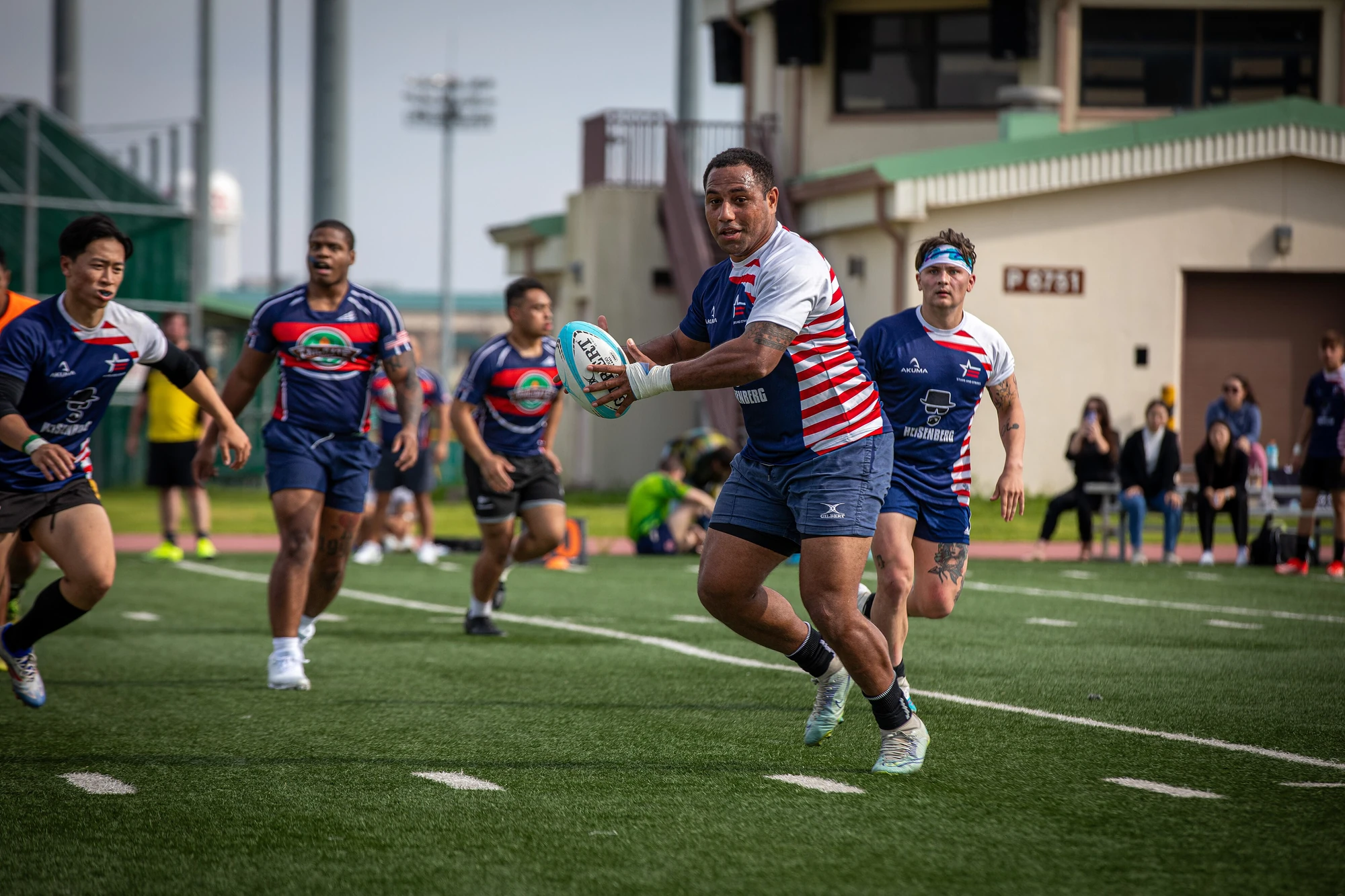 Rugby competition action