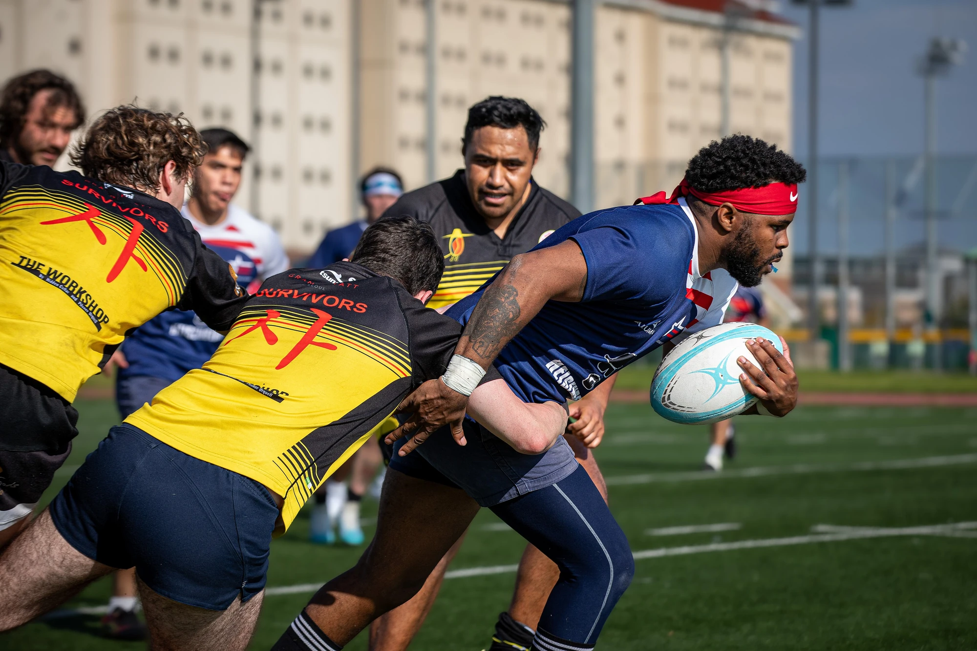 Rugby competition action