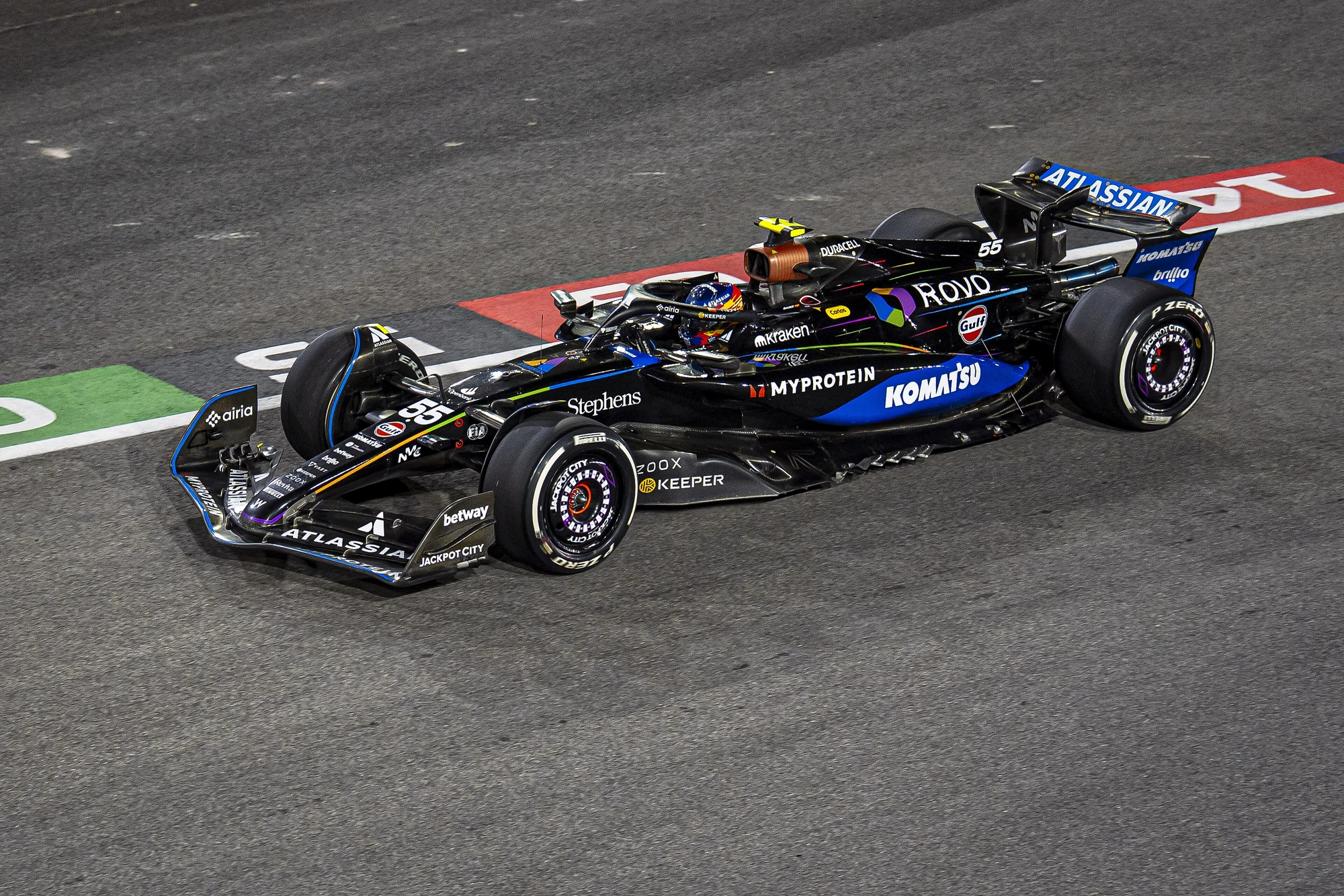 Formula one competition action