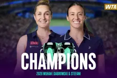 Dabrowski and Stefani win a sixth title of 2026 in Wuhan