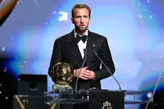 Harry Kane becomes the fifth English winner of the men’s Ballon d’Or
