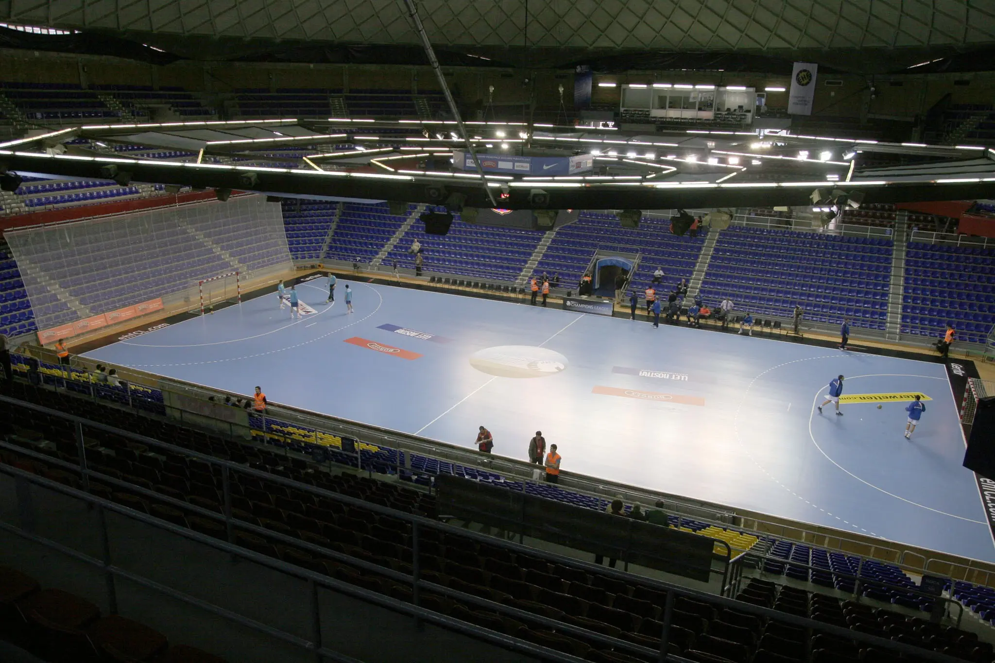 Interior of Palau Blaugrana, venue for Barcelona's home match