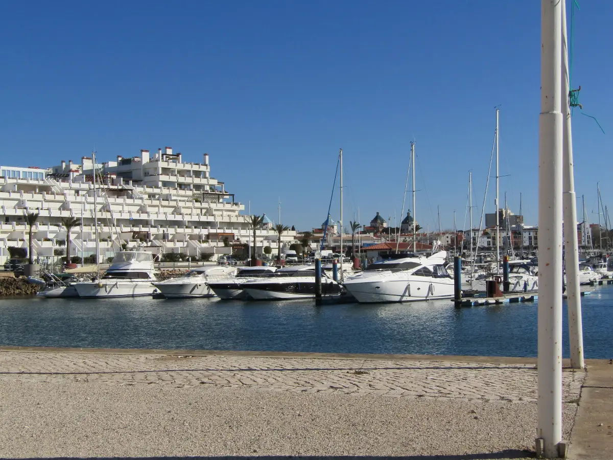 Marina de Vilamoura in Portugal, venue for the 2026 Youth Sailing World Championships