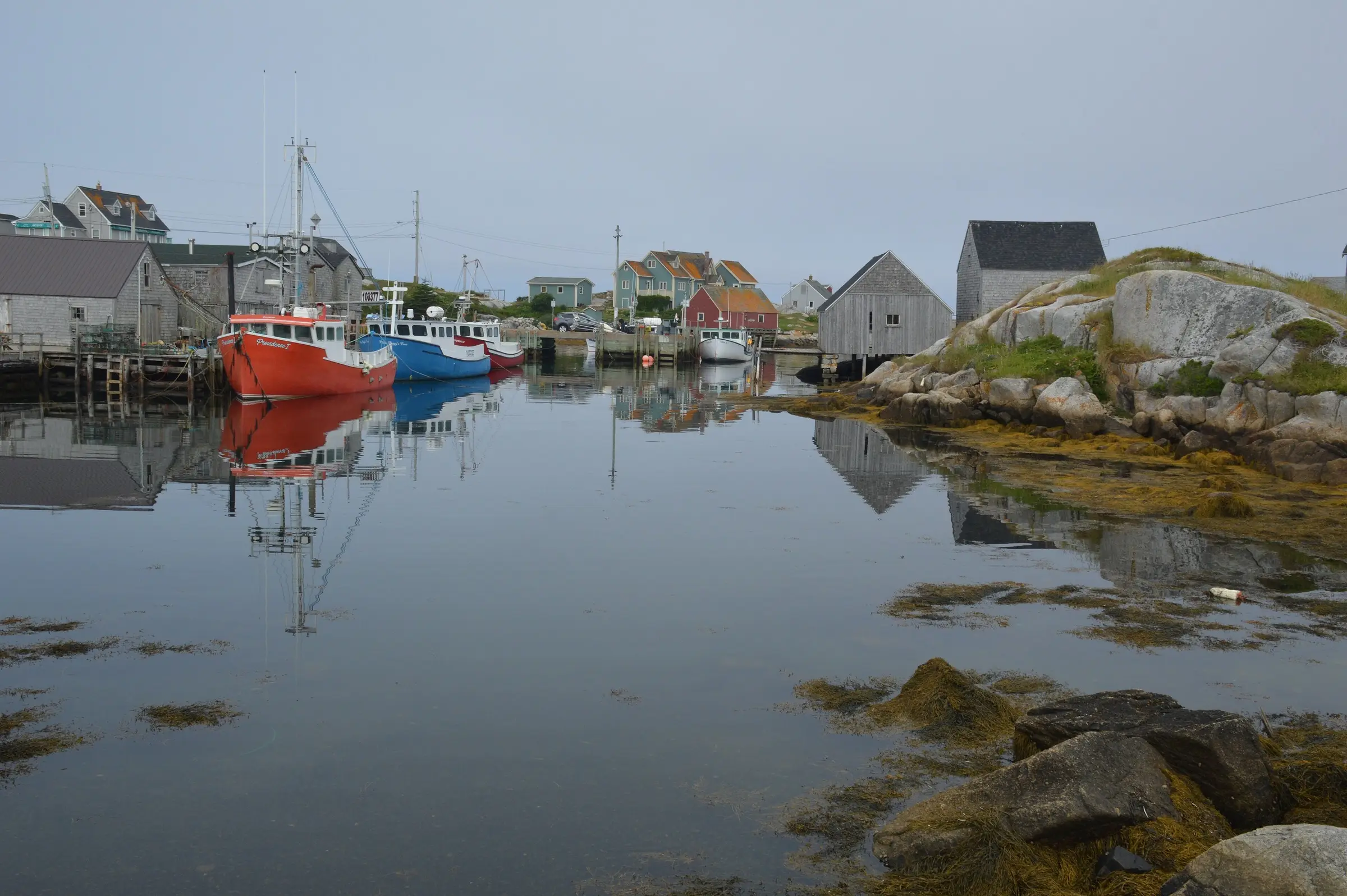 Peggy's Cove waterfront in Nova Scotia