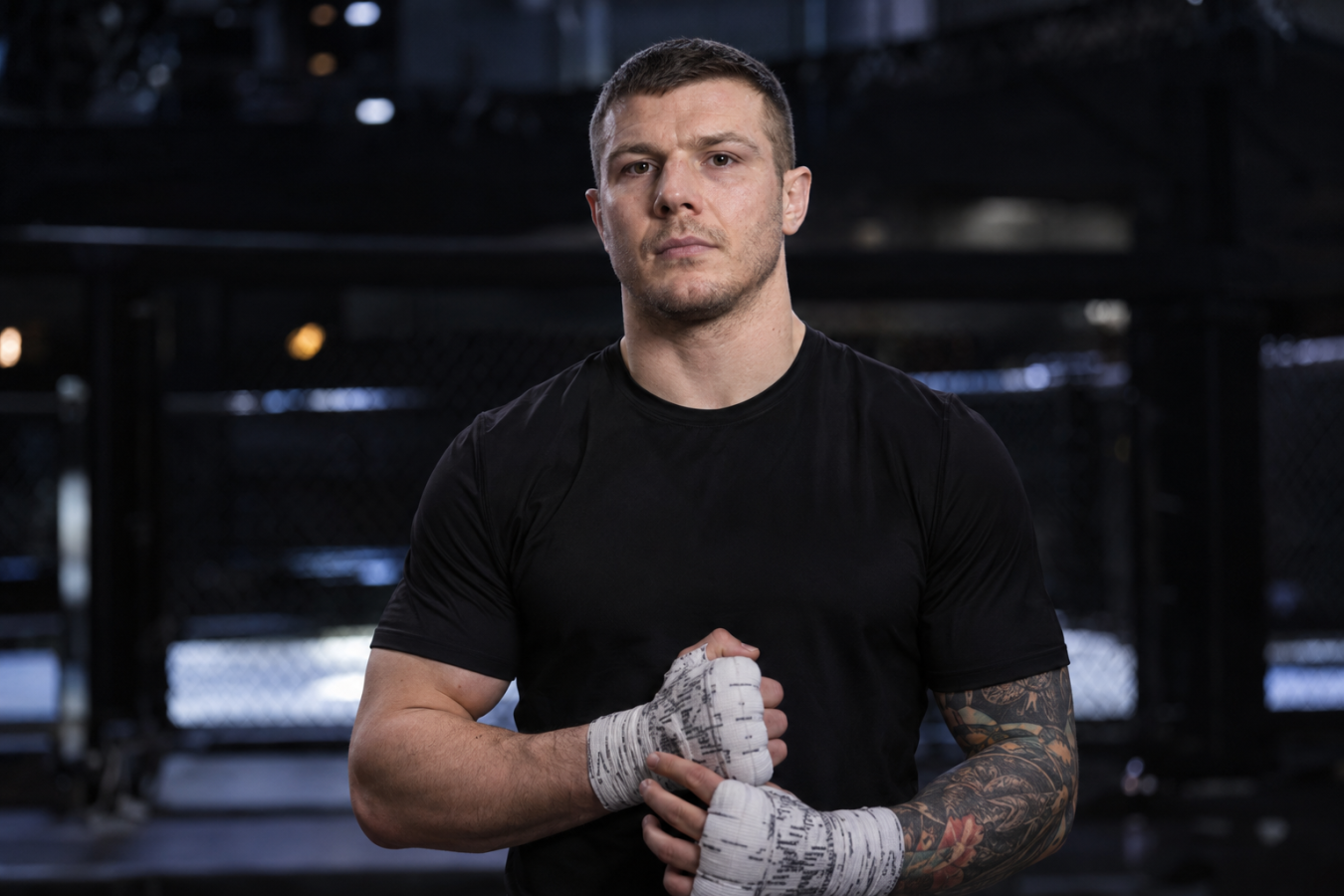 Marvin Vettori during fight-week preparations