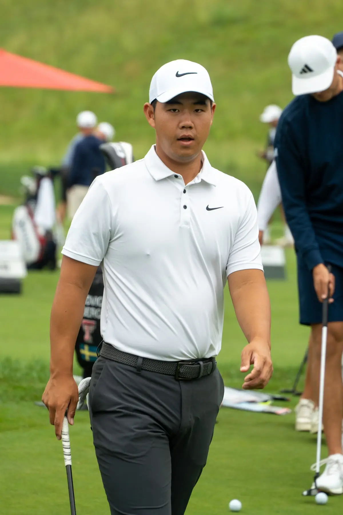South Korean golfer Tom Kim during tournament play