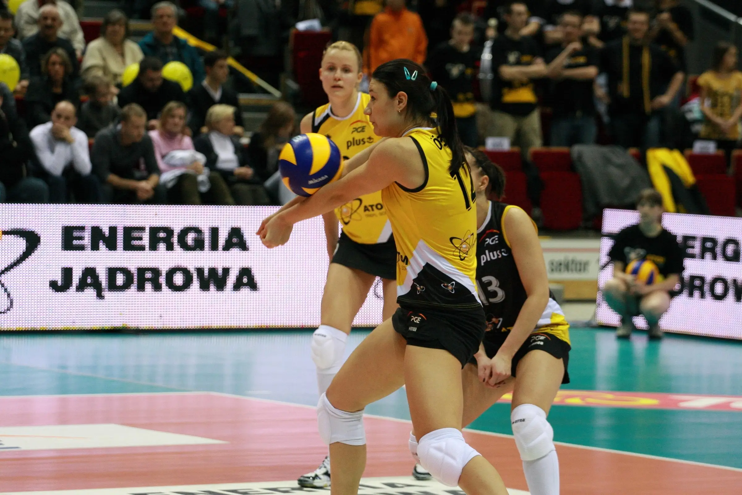 Budowlani Łódź competing in a league match