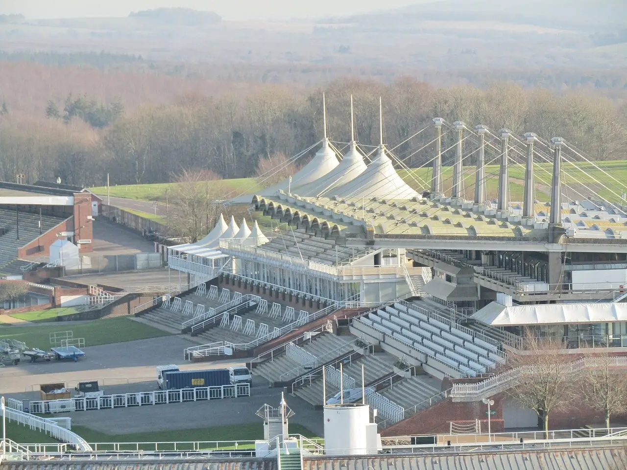 Grandstand at Goodwood Racecourse