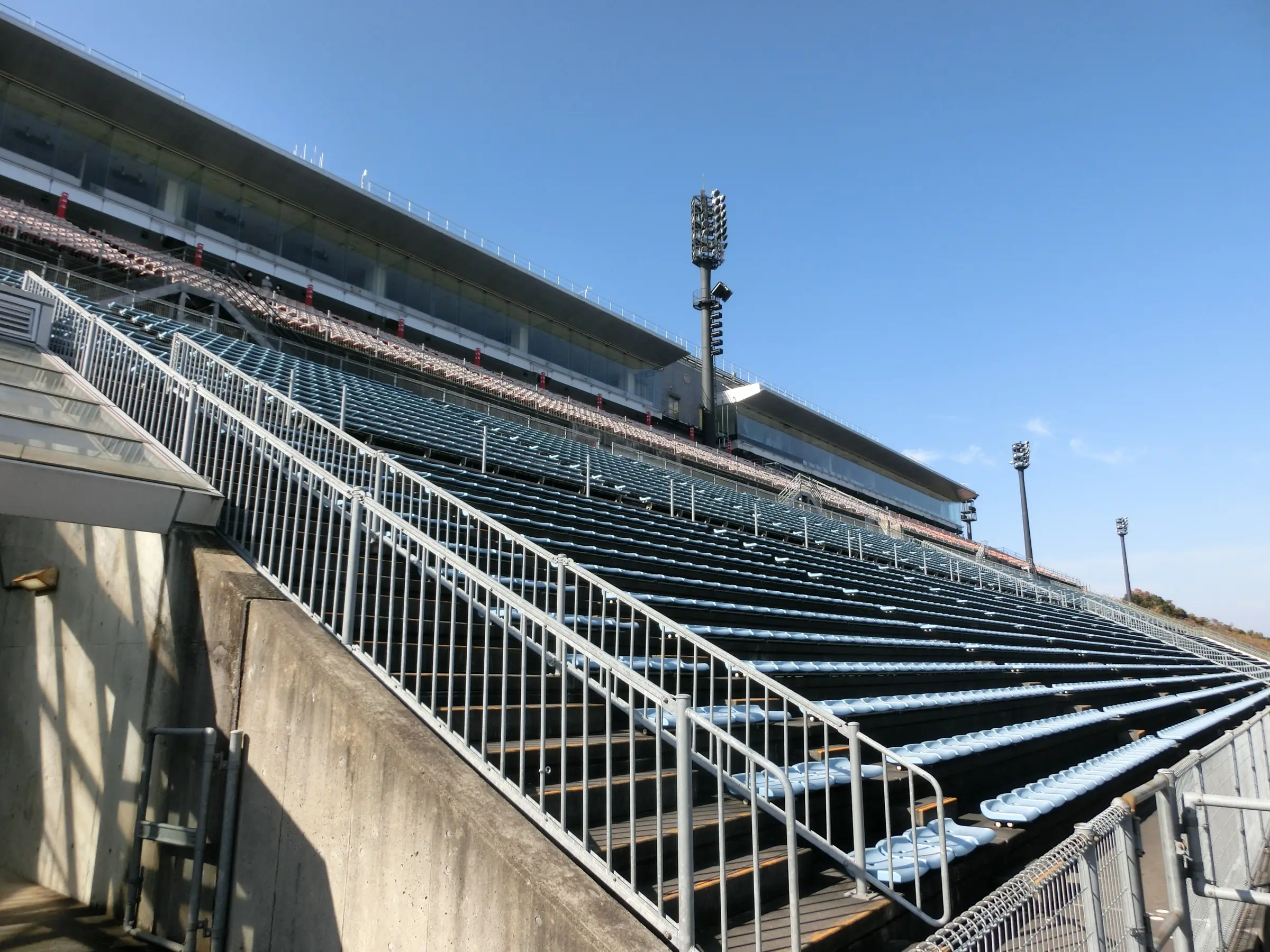 The main grandstand at Mobility Resort Motegi