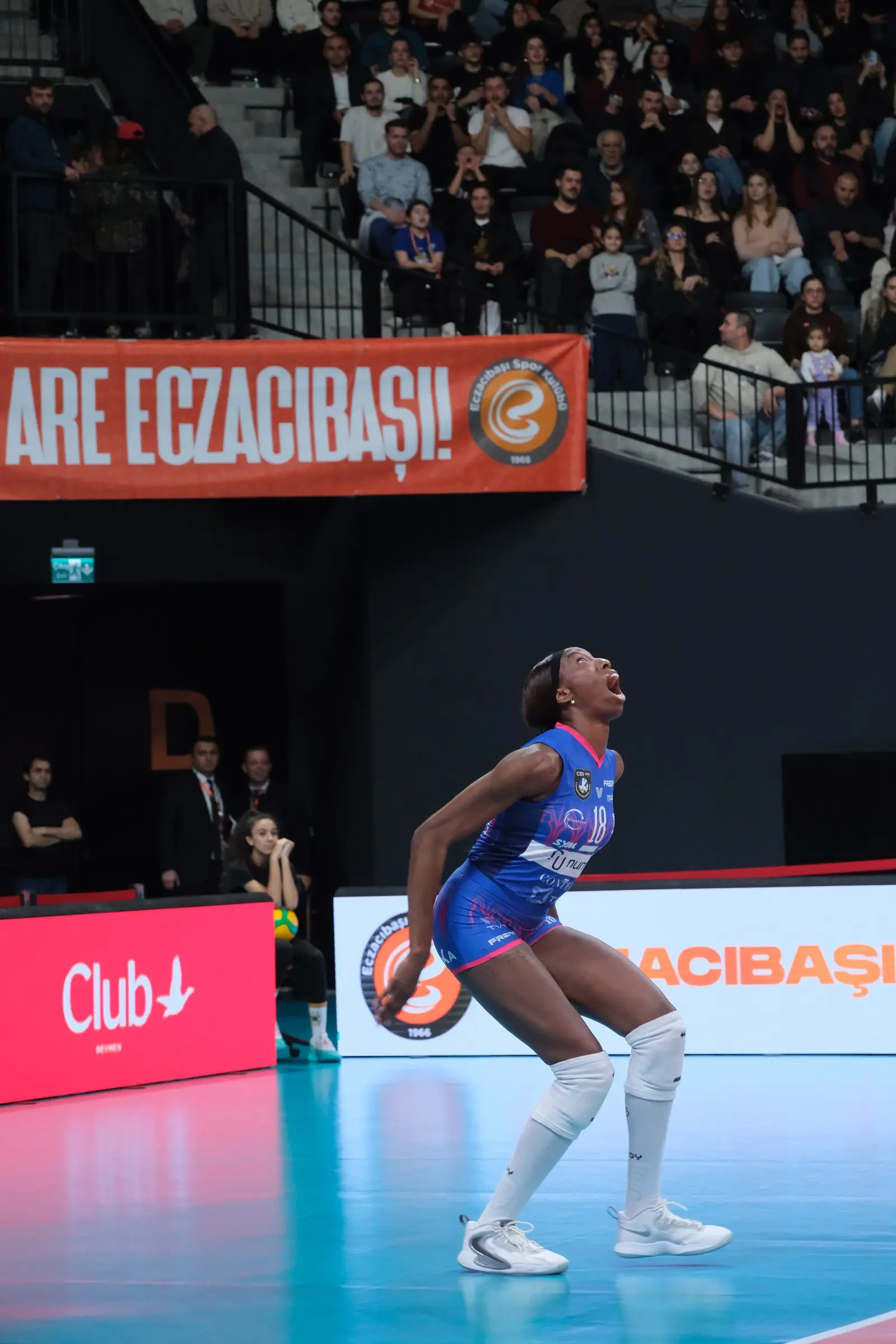 Paola Egonu competing for Numia Vero Volley Milano