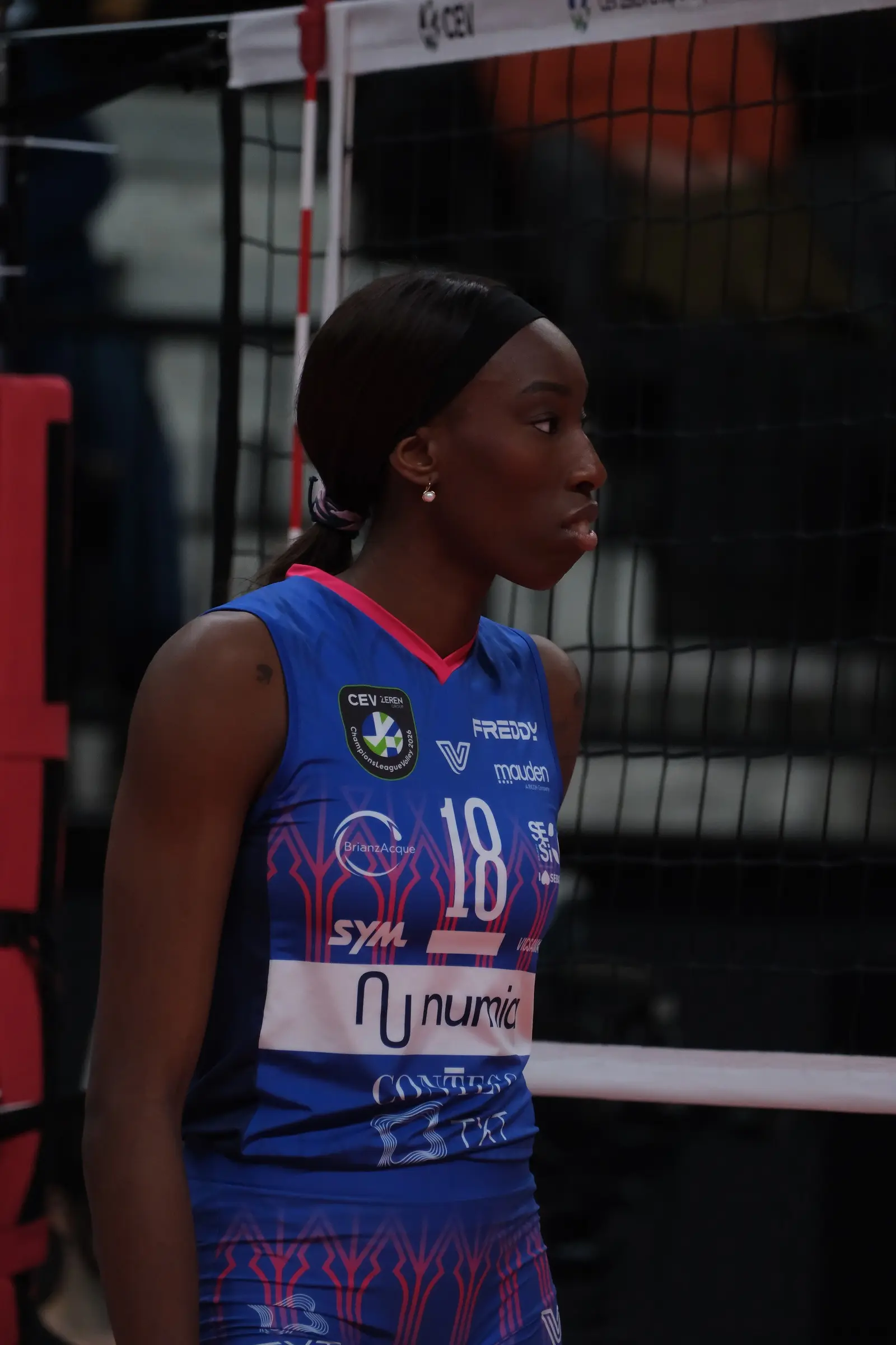 Paola Egonu in action for Numia Vero Volley Milano