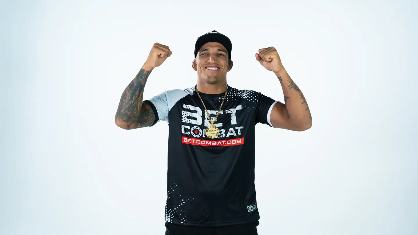 UFC fighter Charles Oliveira at a public event