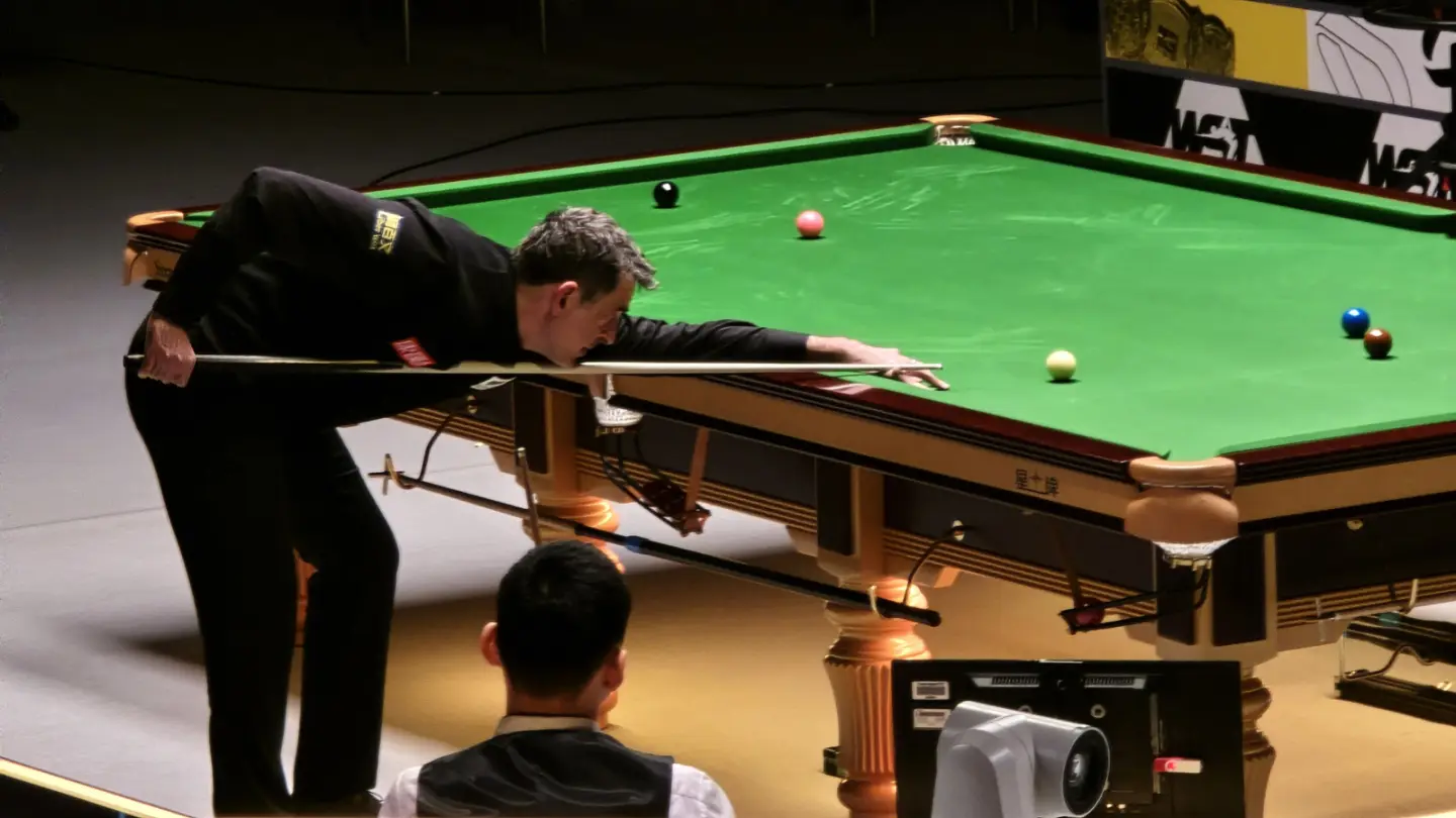 Ronnie O'Sullivan at the 2026 German Masters in an archive photograph